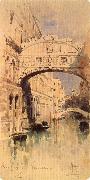 Mikhail Vrubel Venice:The Bridge of Sighs oil